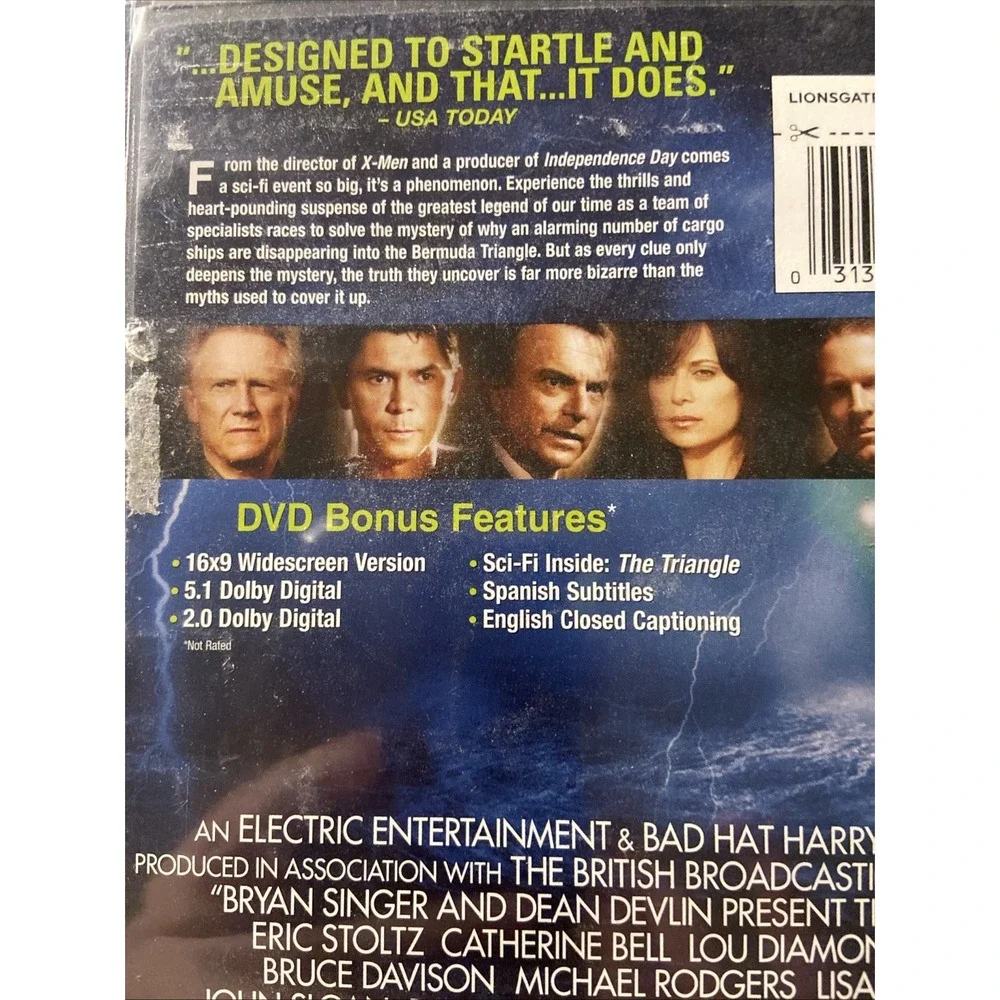 The Triangle Dvd 2-Disc Set Lenticular 2006 Sci‎ Fi Catherine Bell Lou Diamond - Picture 5 of 14